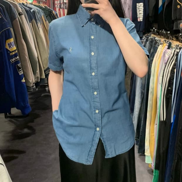 [IM] 폴로 랄프로렌 반팔 셔츠 연청 데님