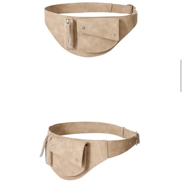샌드뮤지엄 벨트백 BULLET BELT BAG (Sand Beige)