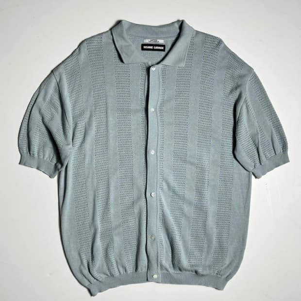 인세인 개러지 써머 펀치 반팔 니트 가디건 R1568