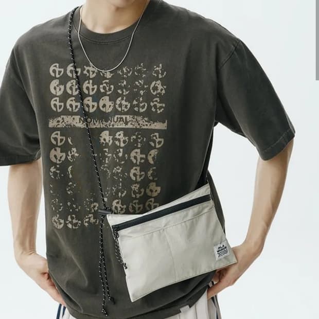 새상품)노매뉴얼 Grunge symbols T