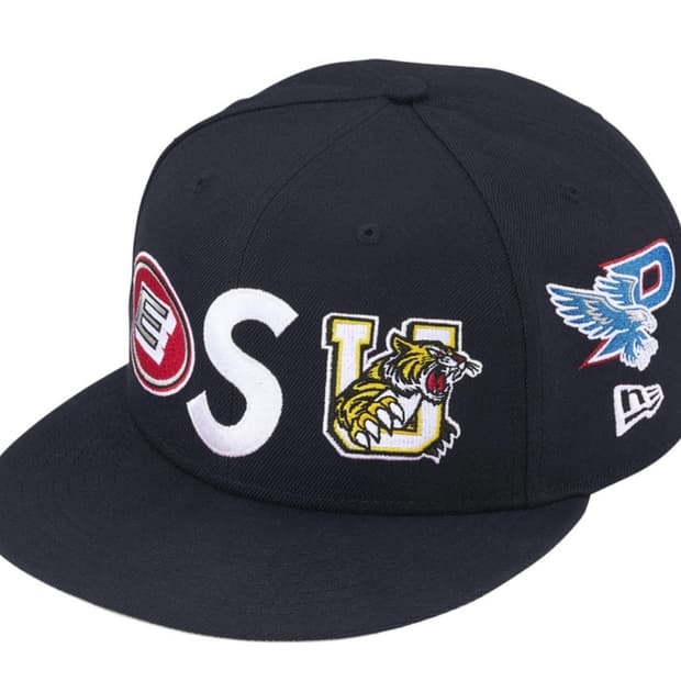 슈프림 x 뉴에라 마스코트 S로고 네이비