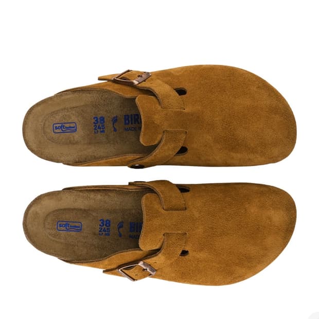 버켄스탁 보스턴 내로우 브라운 뮬