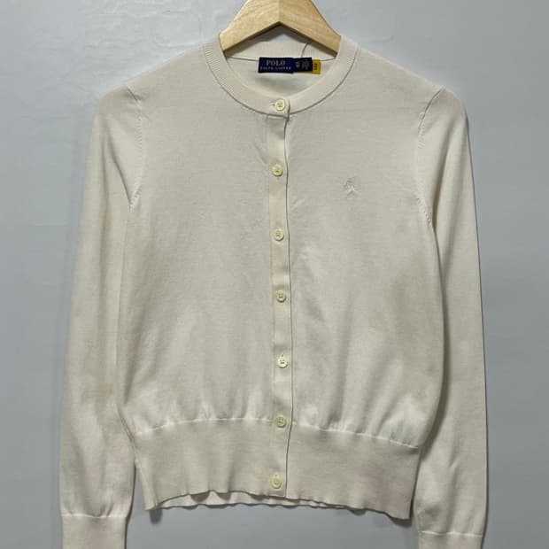 새상품 폴로랄프로렌 크림 가디건 XS