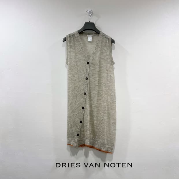 DRIES VAN NOTEN 드리스반 노튼 언발 니트 베스트