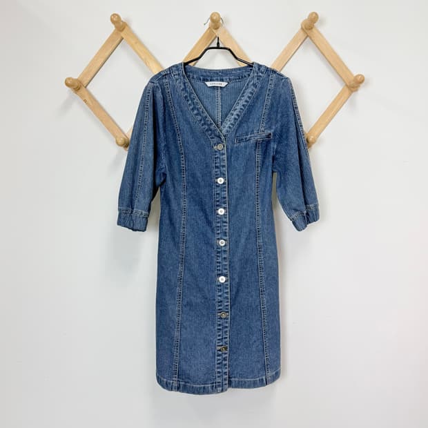 루에브르 데님 원피스
