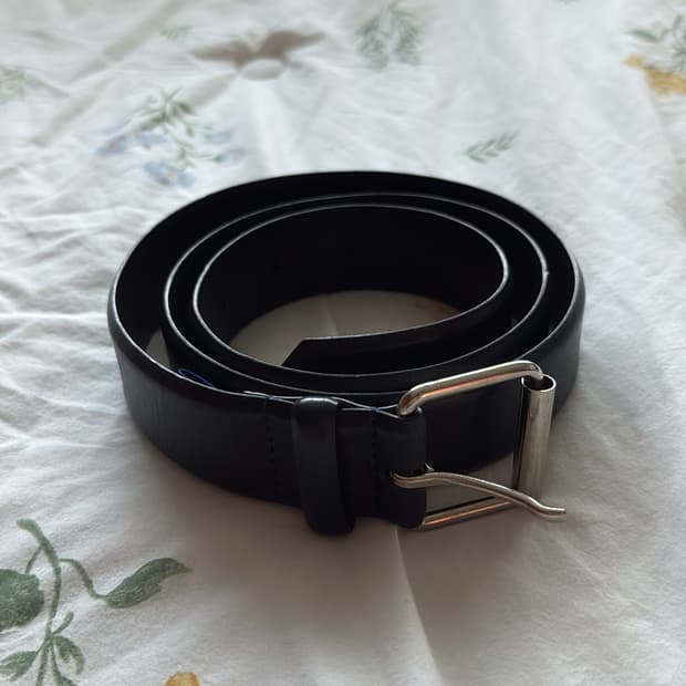 꼼데가르송 스플릿 레더 벨트