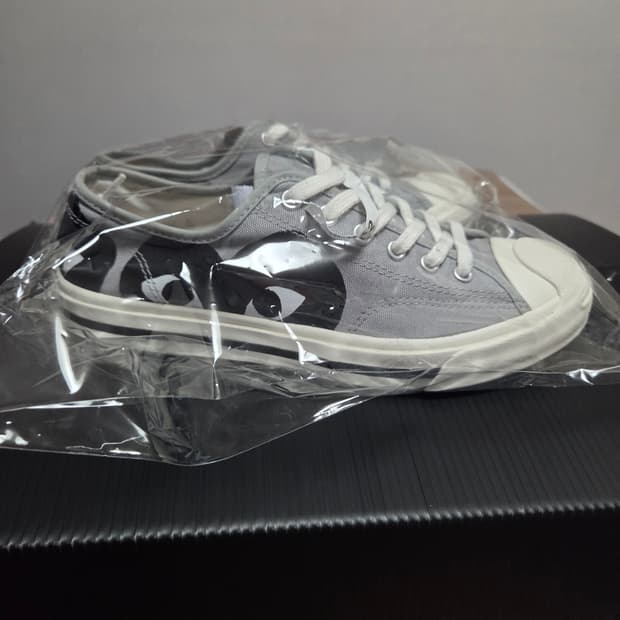 꼼데가르송 컨버스 잭퍼셀 드리즐 블랙