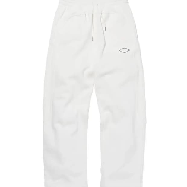 미스치프 롬버스 와플 스웻팬츠 화이트 M