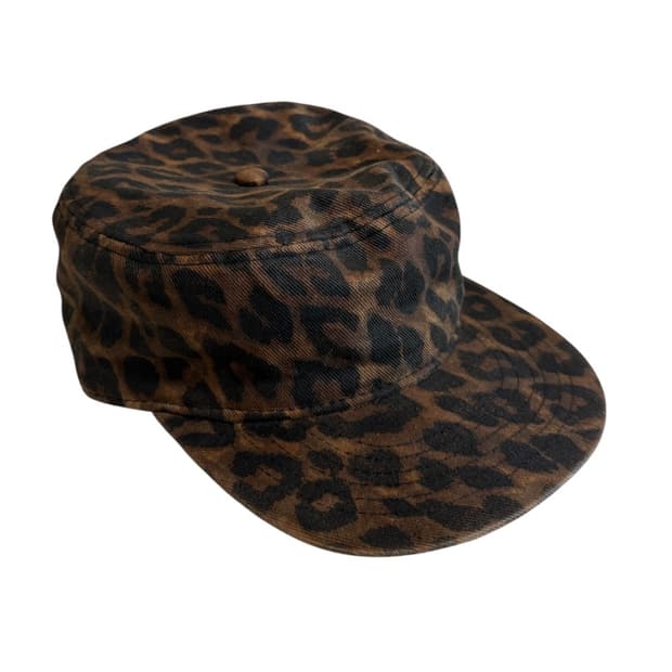 Vintage wax coating pillbox cap 