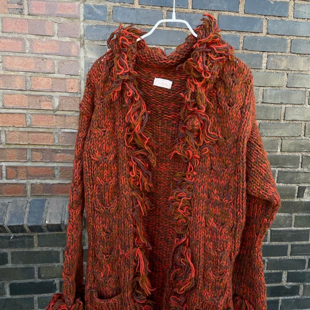 보헤미안프린지니트가디건