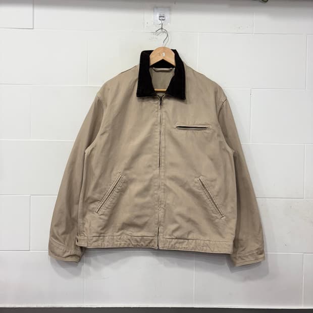 GU 워시드 코튼 워크 자켓