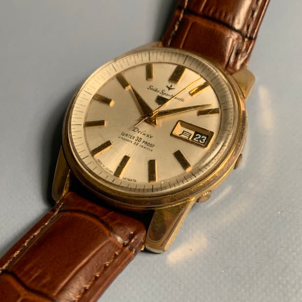 세이코 오토메틱 스포츠매틱 디럭스(Gold Plated 1964)