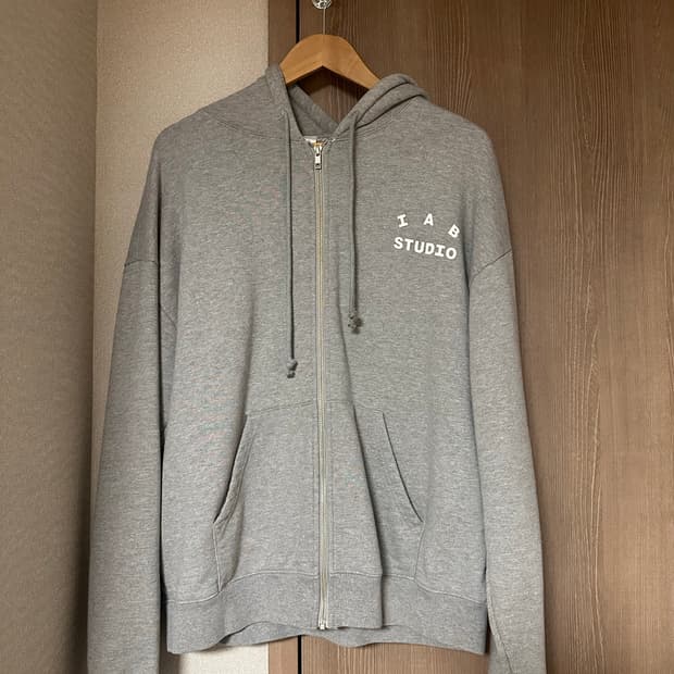 아이앱 후드집업 그레이 L사이즈
