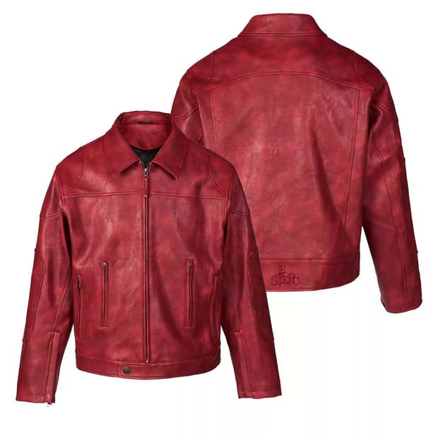 [M] steepc 레더 자켓 