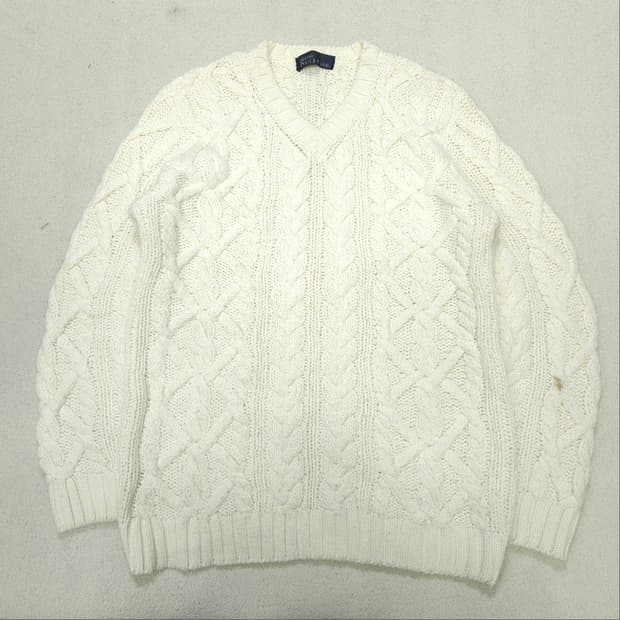 빈티지 피셔맨 니트