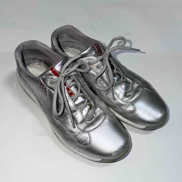 프라다 스포츠 아메리카컵 실버 8.5 