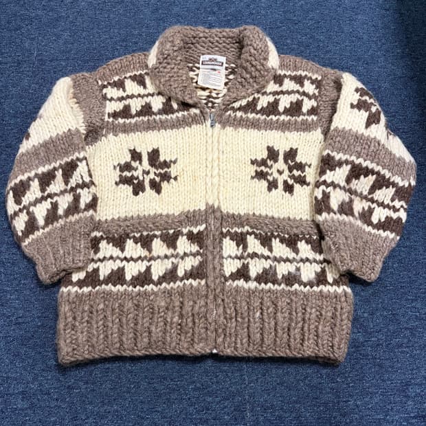 롱하우스 퓨어 울 노르딕 코위찬 집업