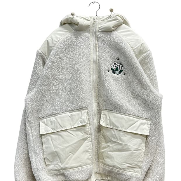 (M) 아디다스 MC 셰르파 양털 뽀글이 후리스 자켓