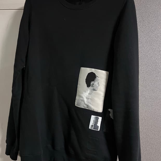 [M] 릭오웬스 다크쉐도우 초상화 패치 맨투맨