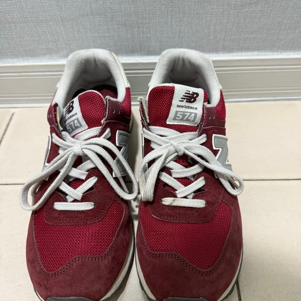 뉴발란스 574 헤리티지 레드
