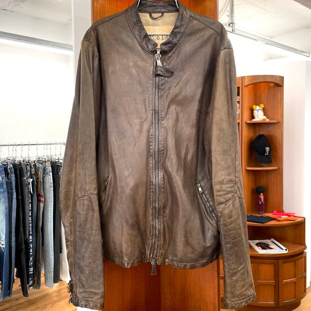 [52] 조르지오브라토 레더 자켓