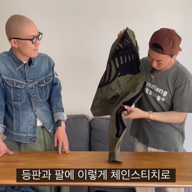 캐피탈 본 데님자켓 연청 48