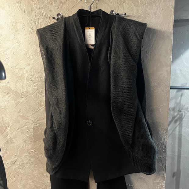 17ss 릭오웬스 실크/린넨 베스트