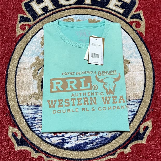 더블알엘 (RRL) 코튼 헴프 그래픽 티셔츠