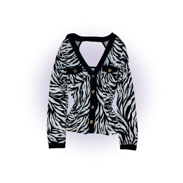 오네갸루 지브라 백 트임 금장 셔츠 d.i.a.깔 헤이세이 핀터깔