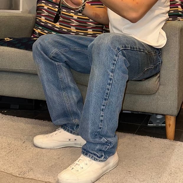 00’s Carhartt denim oily washed pants