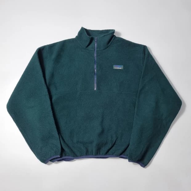 80s L.L.BEAN. 풀오버 후리스 L