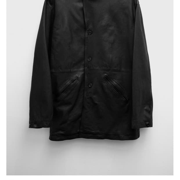 구매) 유스 워시드 레더 자켓 m