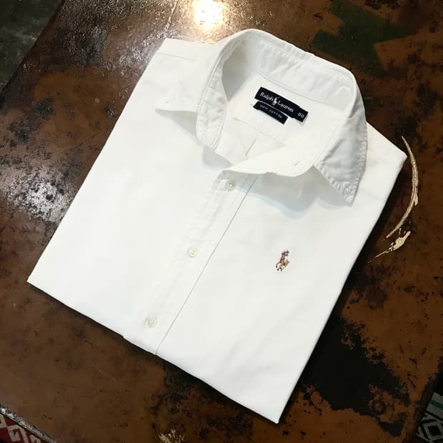 폴로랄프로렌 화이트 옥스포드 셔츠 여성 55 66