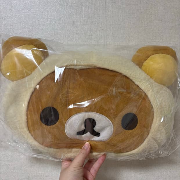 고전 산엑스 리락쿠마 얼굴쿠션