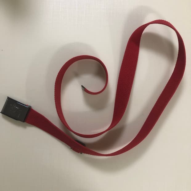 90’s 스투시 레드 웹벨트