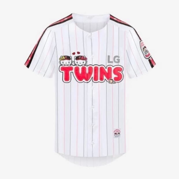 엘지트윈스 헬로키티 유니폼 85사이즈 홍창기 마킹