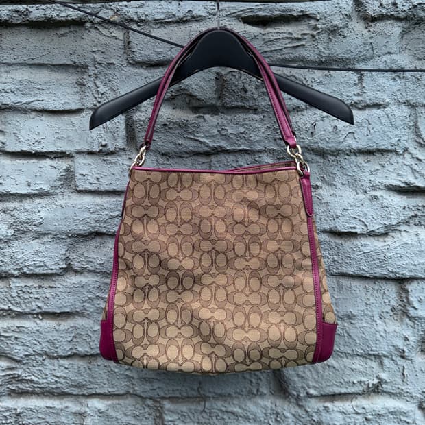 Coach 코치 핑크 숄더백
