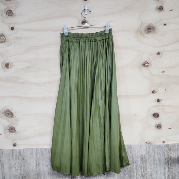 1166) 비건레더 롱 스커트