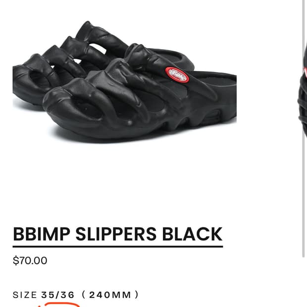 Bbimp bone sliiper oldorder