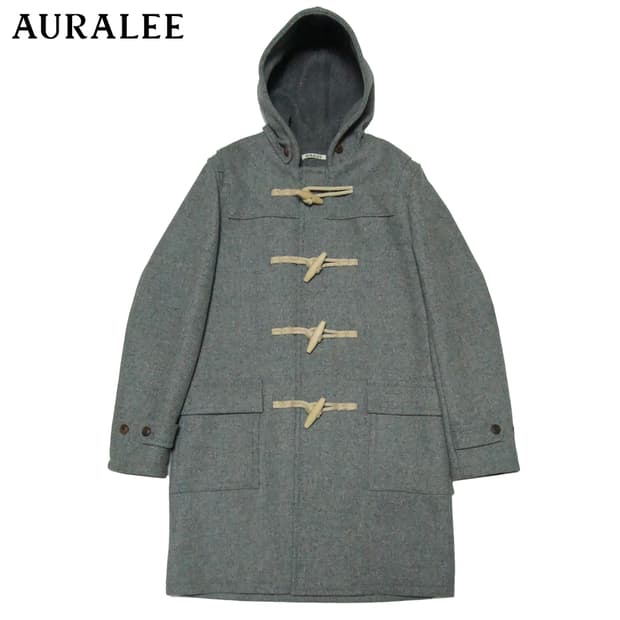 오라리 헤비 멜튼 울 더플 코트