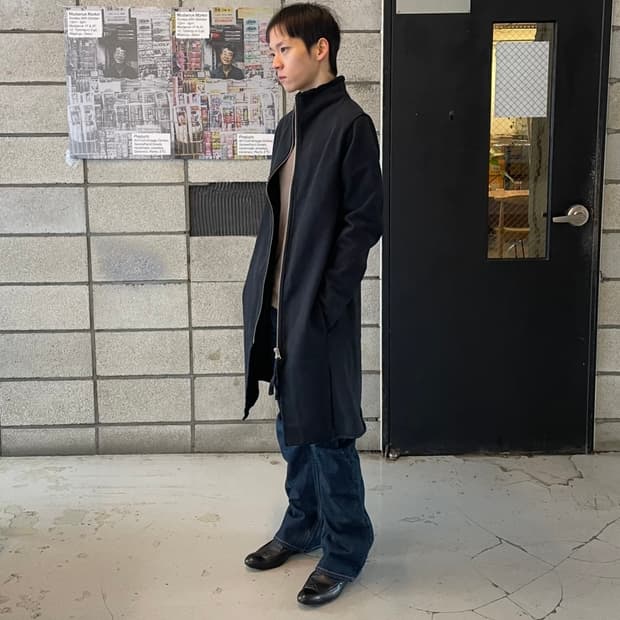 톰크롬 헤비 스웨트 롱 자켓