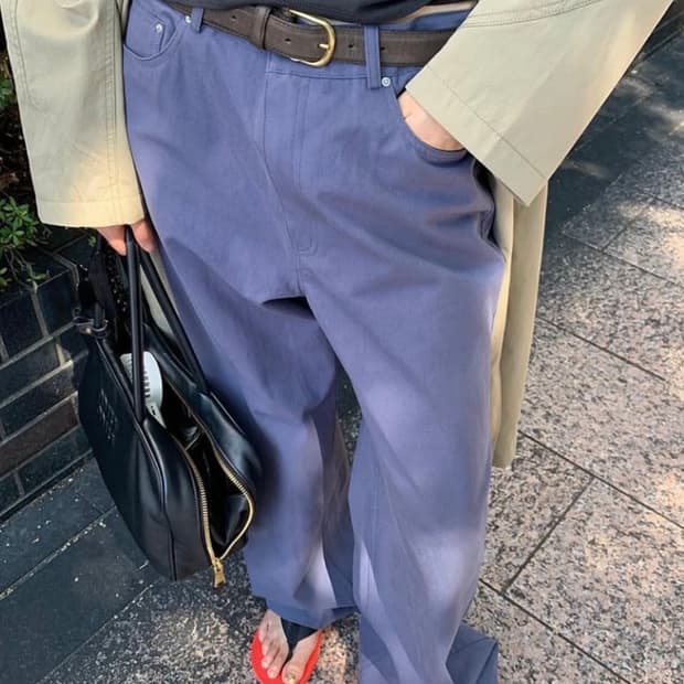 아오로 aoro 블루 팬츠 (새상품)