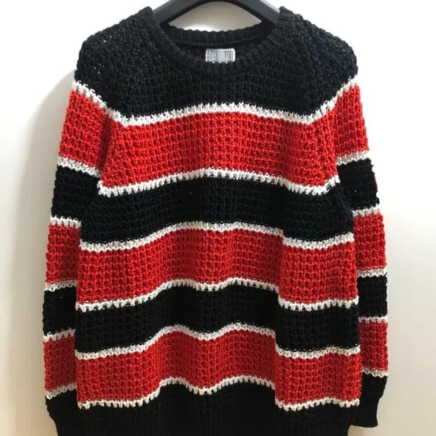 카브엠트 18ss 루즈 와플 니트