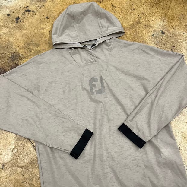 [정품/L,100] FJ 풋조이 골프 후드티 그레이 b14