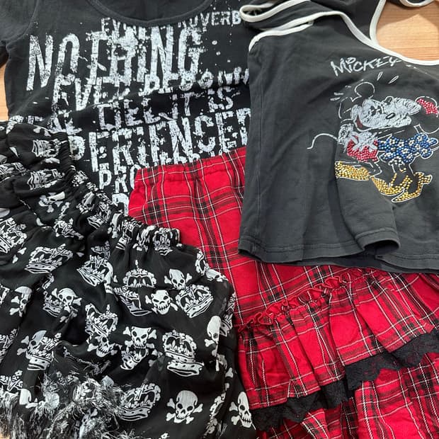 펑크 옷 세트 5벌 판매합니도