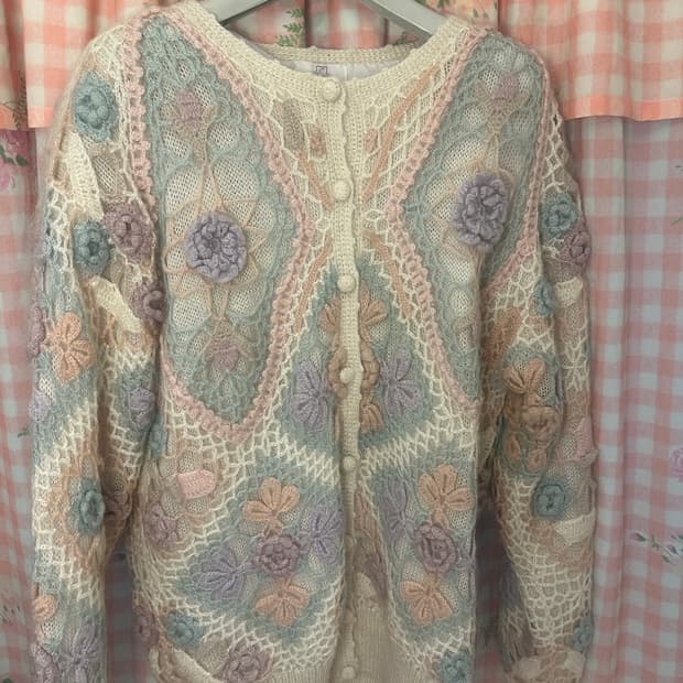 윈터 페어리 빈티지 가디건