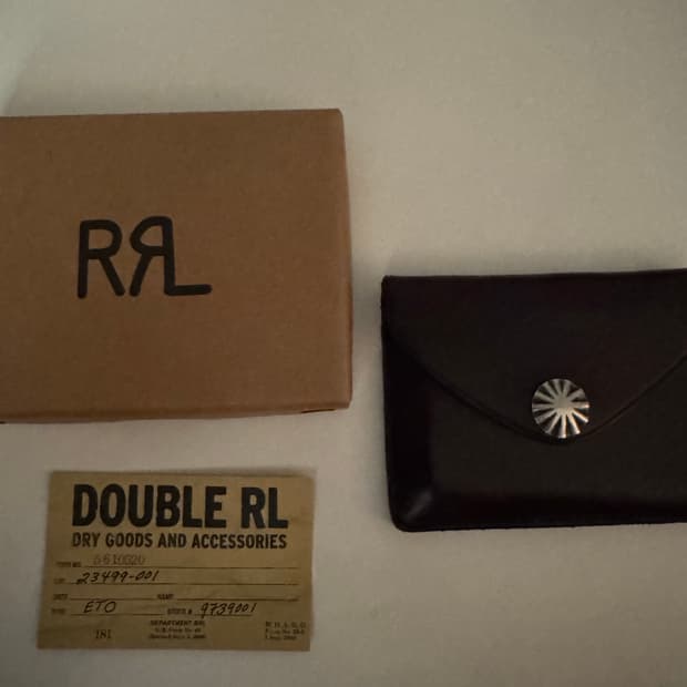 RRL 더블알엘 콘초 레더 카드지갑