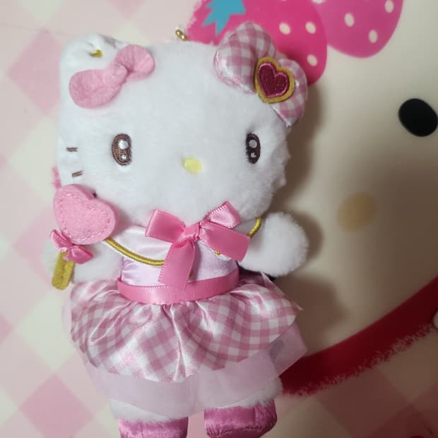 산리오 더 좋아하게 해줄게 시리즈 마스코트 인형 키링 헬로키티