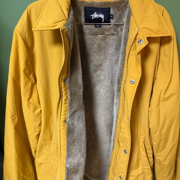 스투시 빈티지 셰르파 양털 코치자켓