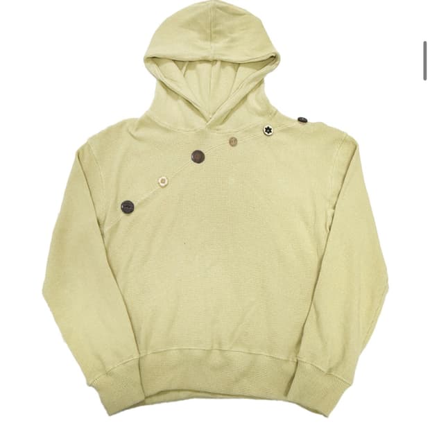 탄산마그네슘 오디피기 와플 버튼 후드티 레몬